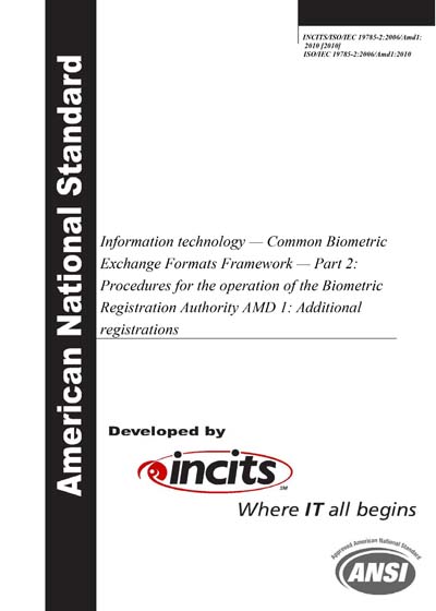 Standards PDF Cover Page