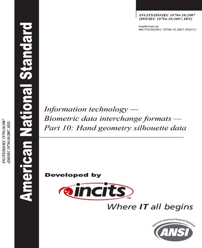 Standards PDF Cover Page