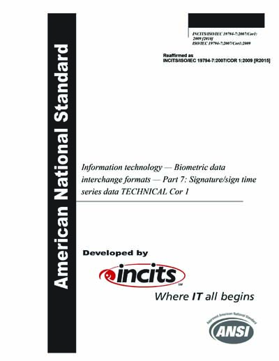 Standards PDF Cover Page