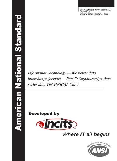 Standards PDF Cover Page