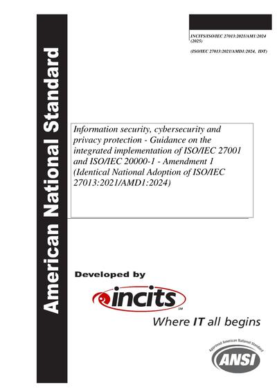 Standards PDF Cover Page