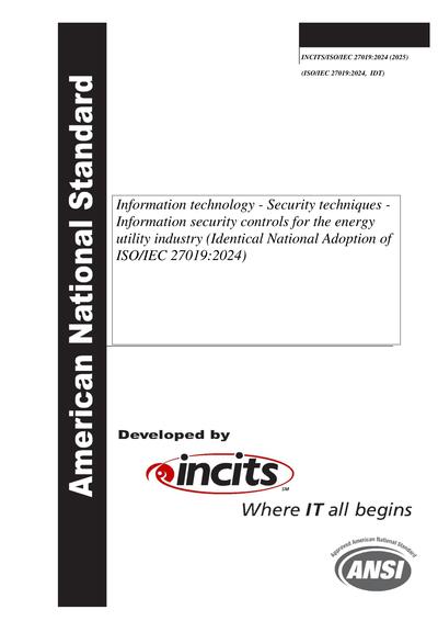 Standards PDF Cover Page