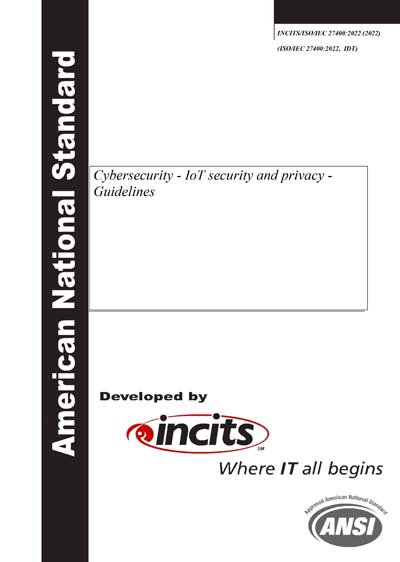 Standards PDF Cover Page