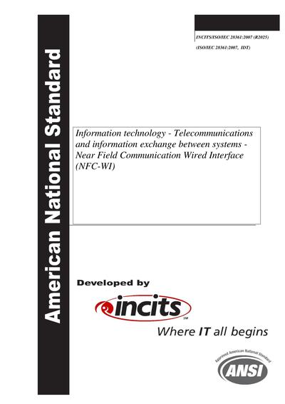 Standards PDF Cover Page