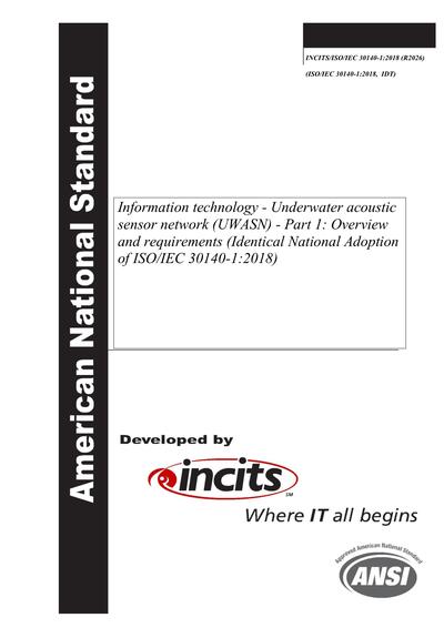 Standards PDF Cover Page