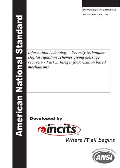 Standards PDF Cover Page