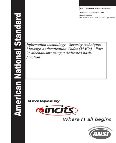 Standards PDF Cover Page