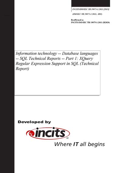 Standards PDF Cover Page