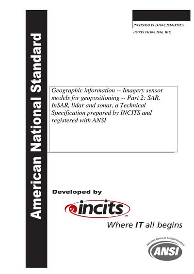 Standards PDF Cover Page
