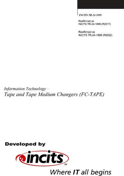 Standards PDF Cover Page
