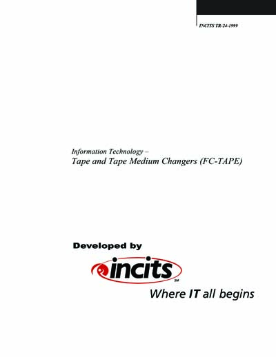 Standards PDF Cover Page
