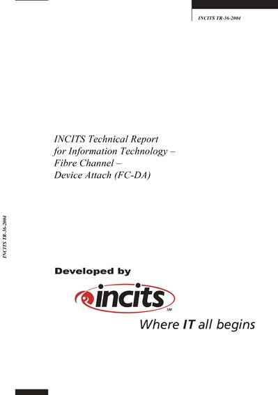 Standards PDF Cover Page