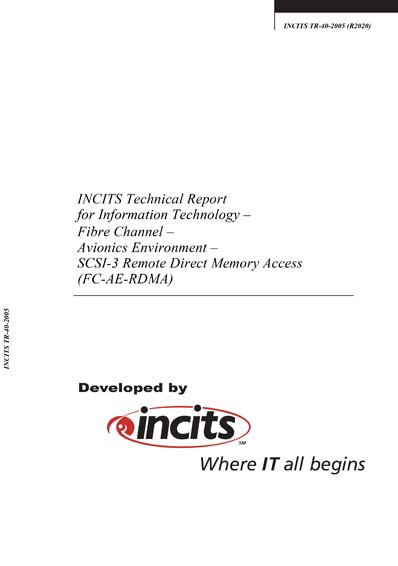 Standards PDF Cover Page