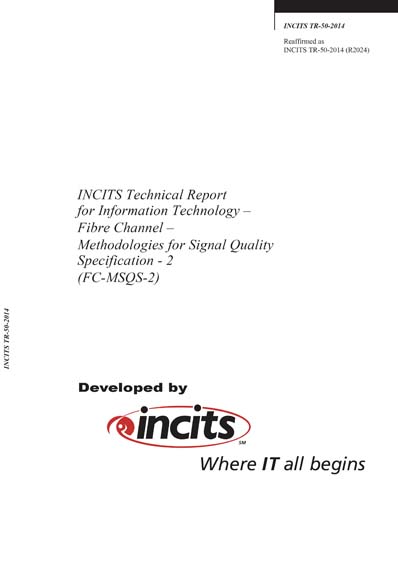 Standards PDF Cover Page
