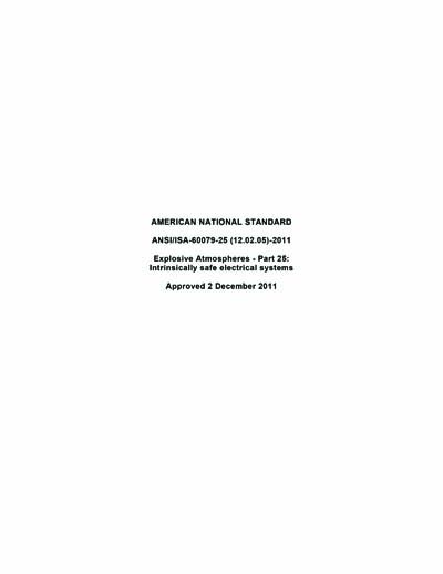 Standards PDF Cover Page