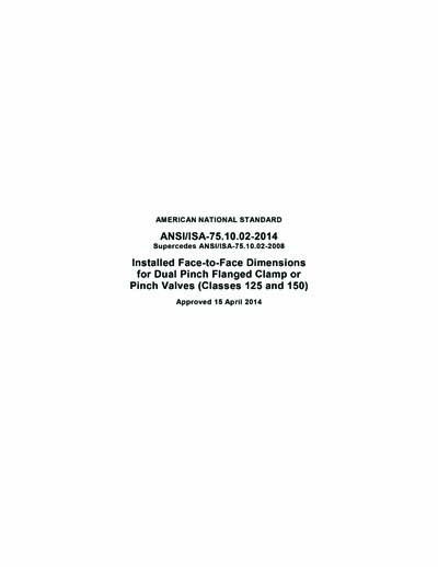 Standards PDF Cover Page