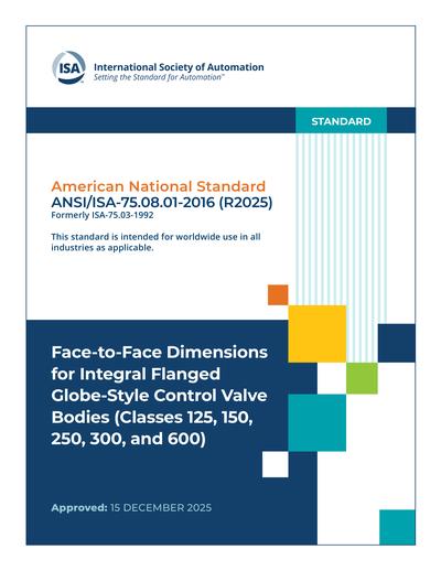 Standards PDF Cover Page