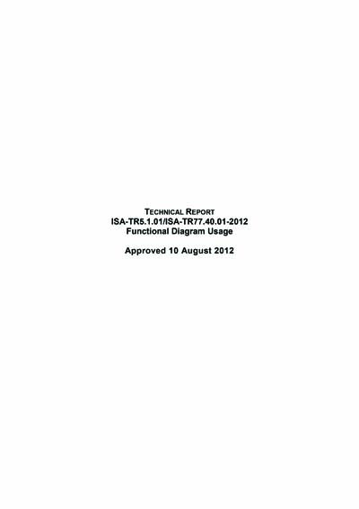 Standards PDF Cover Page