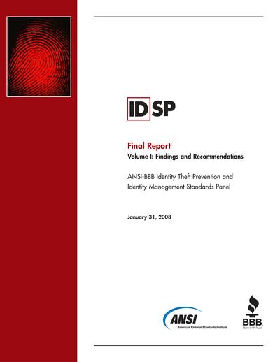 Standards PDF Cover Page