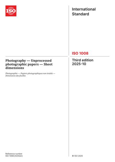 Standards PDF Cover Page