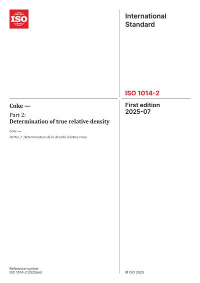 Standards PDF Cover Page