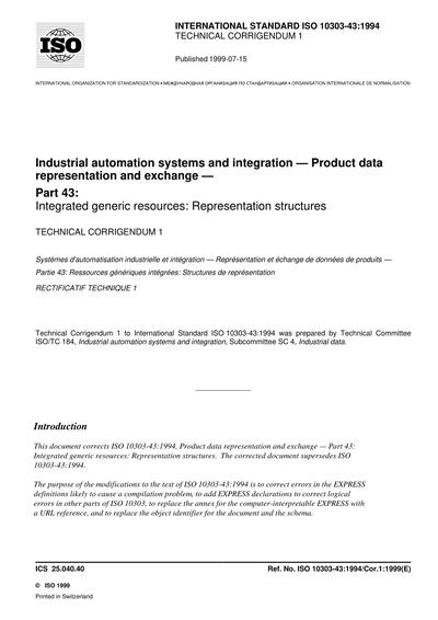 Standards PDF Cover Page