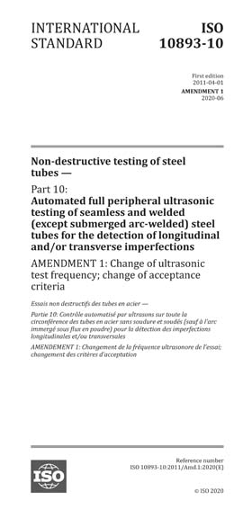 Standards PDF Cover Page