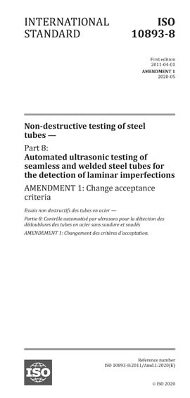Standards PDF Cover Page