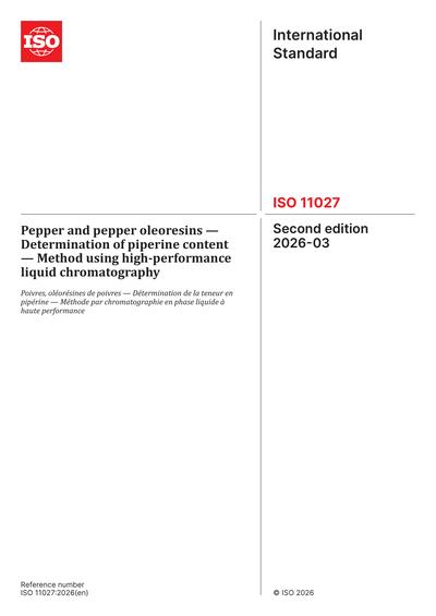 Standards PDF Cover Page