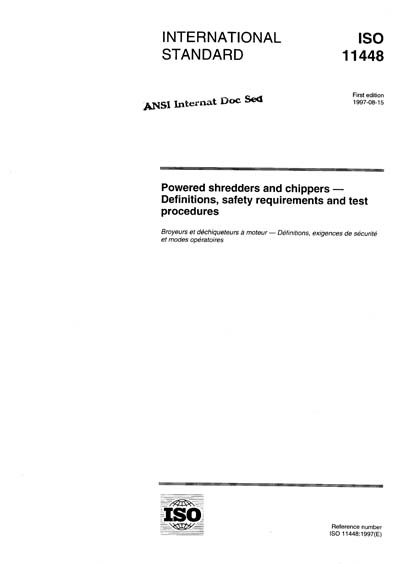 Standards PDF Cover Page
