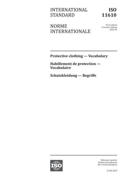 Standards PDF Cover Page