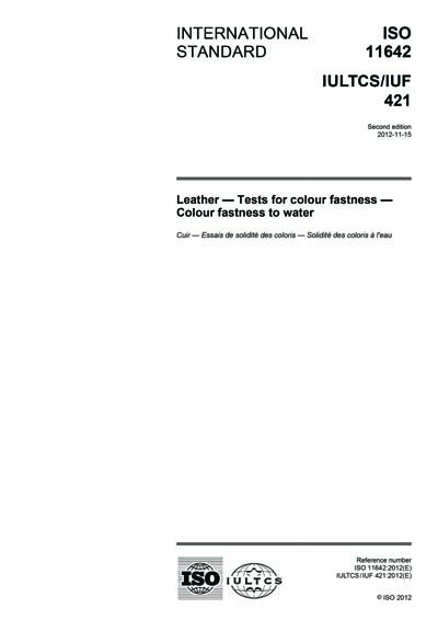 Standards PDF Cover Page