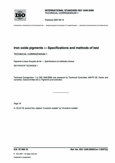 Standards PDF Cover Page