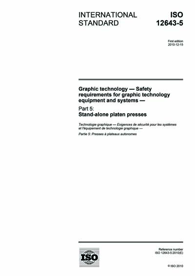 Standards PDF Cover Page
