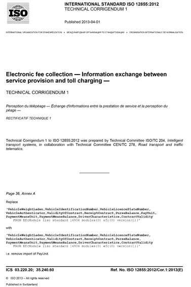 Standards PDF Cover Page