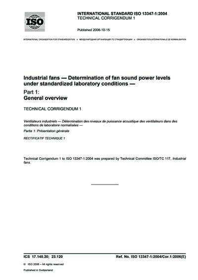 Standards PDF Cover Page