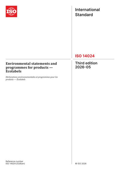 Standards PDF Cover Page
