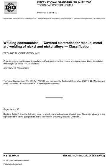 Standards PDF Cover Page