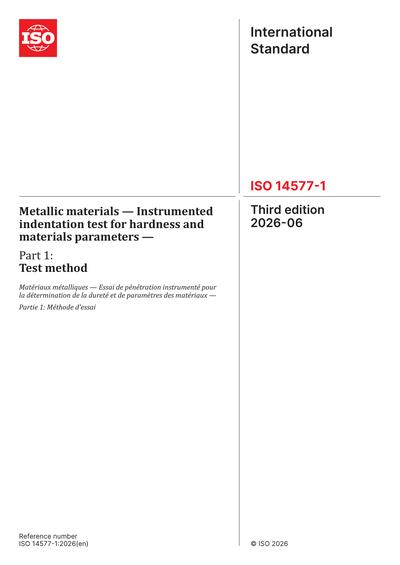 Standards PDF Cover Page