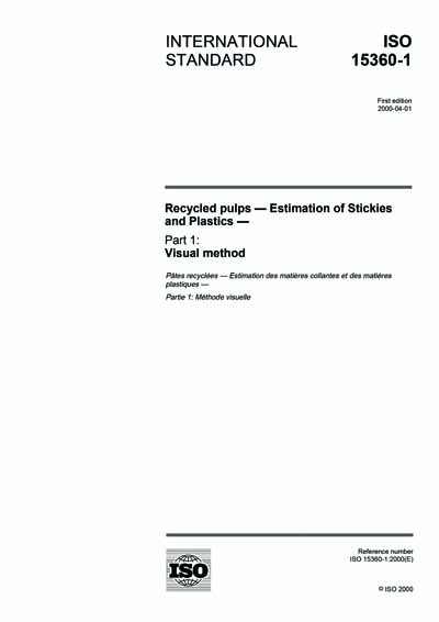 Standards PDF Cover Page