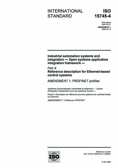 Standards PDF Cover Page