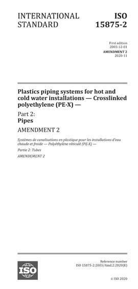 Standards PDF Cover Page