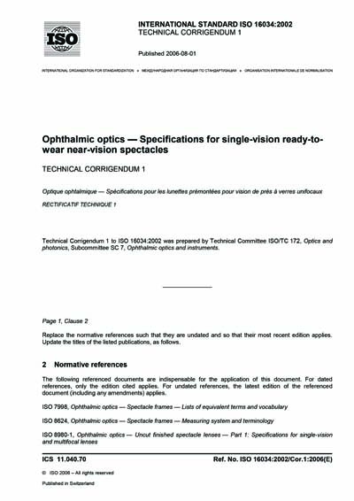 Standards PDF Cover Page
