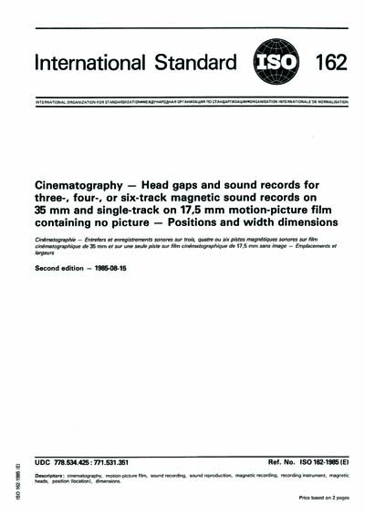 Standards PDF Cover Page