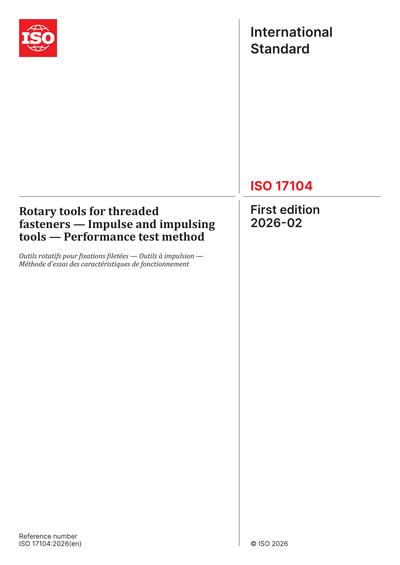 Standards PDF Cover Page