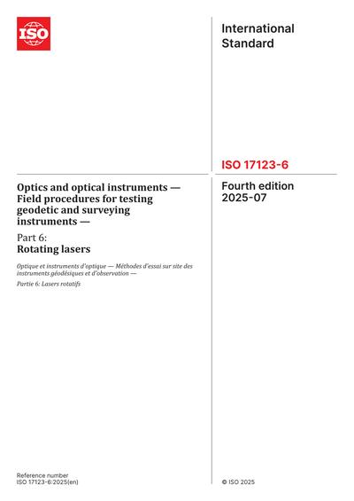 Standards PDF Cover Page