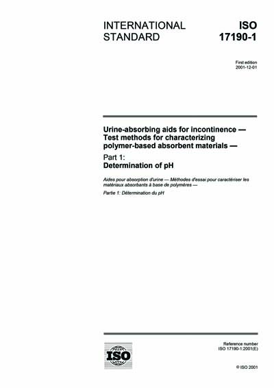 Standards PDF Cover Page