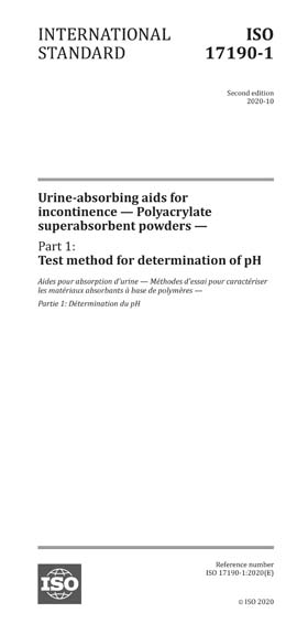Standards PDF Cover Page