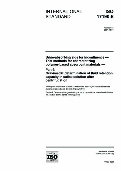 Standards PDF Cover Page