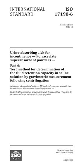 Standards PDF Cover Page